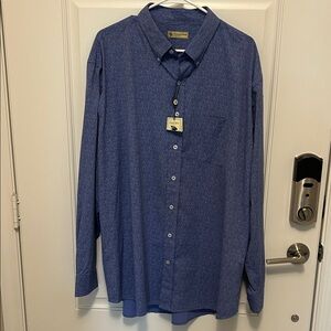 Donald Ross Men’s Blue Patterned Shirt

NWT
